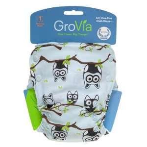  GroVia All in One Cloth Diaper   Owls Baby