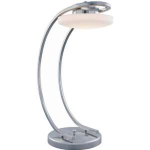   Light 21ö Polished Steel Desk Lamp LS 21412: Home Improvement