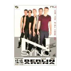  N SYNC For The Girl Tour 1997 Music Poster