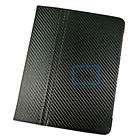 Black Carbon Fiber Look style case for Apple iPad 2 #A754