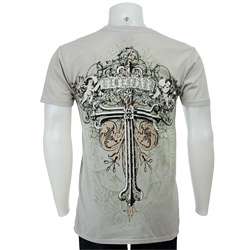 Majesty & Royalty Mens Celtic Cross T shirt  