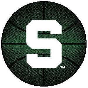 Michigan State Spartans ( University Of ) NCAA 24 Basketball Rug