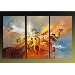 Flying Hand painted Abstract Art Set  