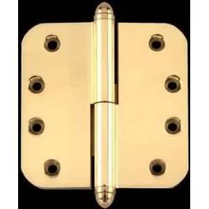  4 x 4 inch Right Lift Off Round Door Hinge w/ finial 