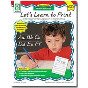  6 Pack CARSON DELLOSA LETS LEARN TO PRINT MODERN 
