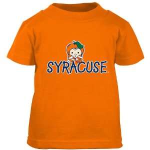  Syracuse Orange Orange Infant Mascot T shirt Sports 
