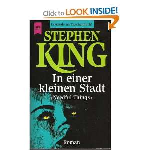   Stadt. Needful Things. Roman. (9783453061316) Stephen King Books