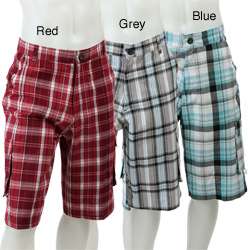 FINAL SALE High Energy Mens Plaid Shorts  Overstock