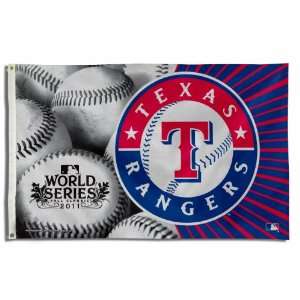 MLB Texas Rangers 2011 American League Champions Banner Flag  