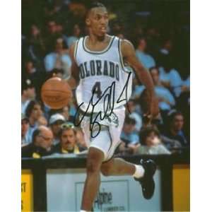 Chauncey Billups Autographed/Hand Signed University of Colorado 