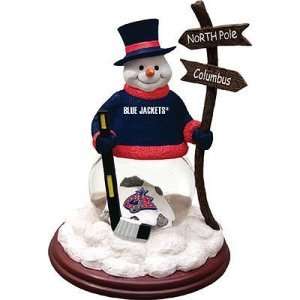  Columbus Blue Jackets NHL Snowman Figurine Sports 