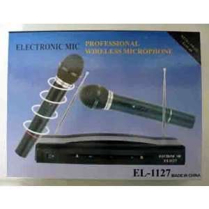  2 Pc Fm Wireless Microphone & Receiver Case Pack 12 