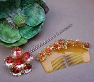 themed sale oriental modern a vintage japanese geisha hair combs and 