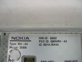 Nokia 3598i Cell Phone w/ External Antenna  