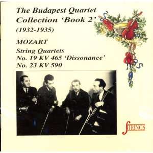  Mozart String Quartets 19 & 23 / Budapest Quartet (1932 