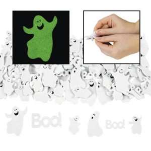 Glow In The Dark Self Adhesive Ghost Shapes   Art & Craft 