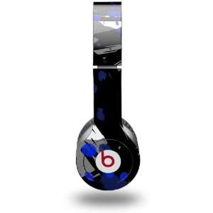  Abstract 02 Blue Decal Style Skin (fits genuine Beats Solo 