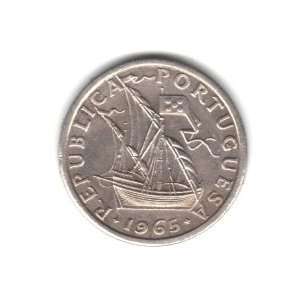  1965 Portugal 2.50 Escudos Coin KM#590 