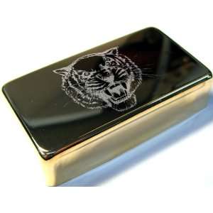    Tiger Head Gold Engraved Humbucker Cover Musical Instruments