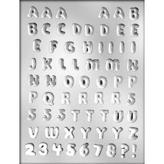 ALPHABET (A Z) Letters & Numbers Candy Mold Chocolate  