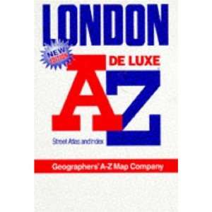  A Z Deluxe Street Atlas of London Pb (9780850391121 