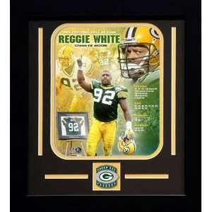 Reggie White Green Bay Packers NFL Framed Photograph Hall of Fame 