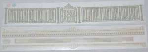 GRECO COLUMNS & WROUGHT IRON FENCE STICKER SHEETS  