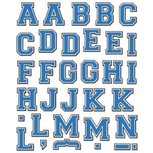  K&Company Blue Basic Alphabet Die cut Stickers: Arts 