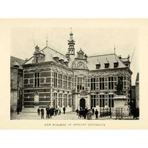 1899 Print Utrecht University Netherlands Headquarters 