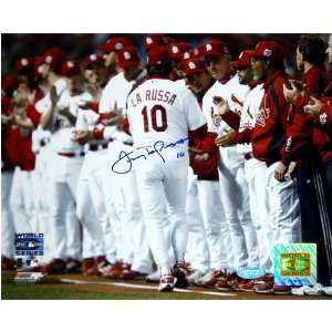  Tony La Russa Autographed World Series Introductio: Sports 