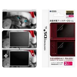    Nintendo DSi XL Decal Skin   Christmas Kitty Cat: Everything Else
