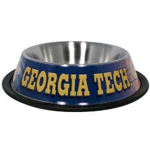  Georgia Tech Yellow Jackets Stainless Steel Dog Bowl 