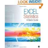 Excel Statistics A Quick Guide by Neil J. Salkind (Jul 14, 2010)