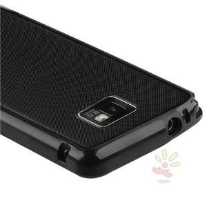  For SAMSUNG i9100 Bumper TPU Case , Black Cell Phones 