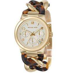 Michael Kors Womens MK4222 Chronograph Goldtone Watch  