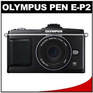 Olympus Pen E P2 Micro 4/3 12.3 MP Digital Camera Body (Black) (Outfit 