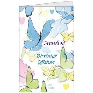 Birthday Love Grandmother Grandma Greeting Card (5x7) by QuickieCards 