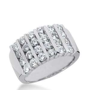 Diamond Wedding Ring 24 Round Stone 0.08 ct Total 1.92 ctw. 587 WR2338 