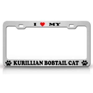  I LOVE MY KURILLIAN BOBTAIL Cat Pet Animal High Quality 
