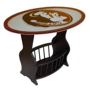  Florida State Seminoles Glass End Table: Sports & Outdoors