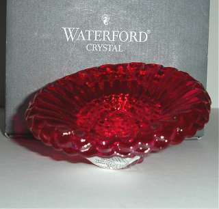 Waterford Gerber Daisy Pink Paperweight Crystal NIB  