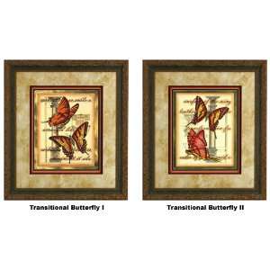   Arts Transitional Butterfly I & II Framed Artwork