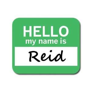  Reid Hello My Name Is Mousepad Mouse Pad