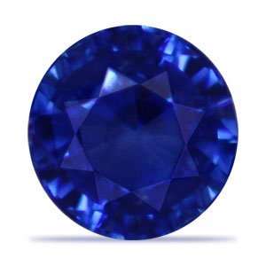  0.82 Carat Loose Sapphire Round Cut Jewelry