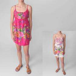 Journee Collection Juniors Cotton Floral Dress  Overstock