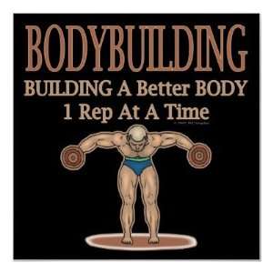  Bodybuilding Building A Better Body Sport Athlete Posters 
