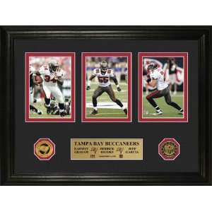  Tampa Bay Buccaneers Trio Photo Mint with Two 24KT Gold 