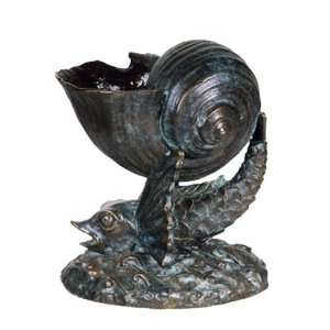  Metropolitan Galleries SRB54111 Shell Fountain with Fish 
