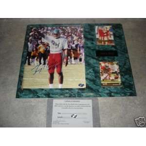  Jerry Rice Autographed Mississippi Valley State Wall 