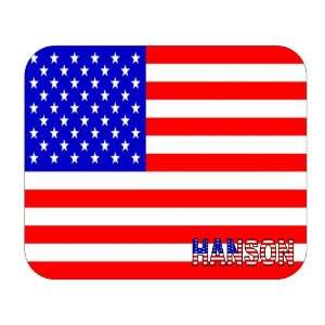  US Flag   Hanson, Massachusetts (MA) Mouse Pad Everything 